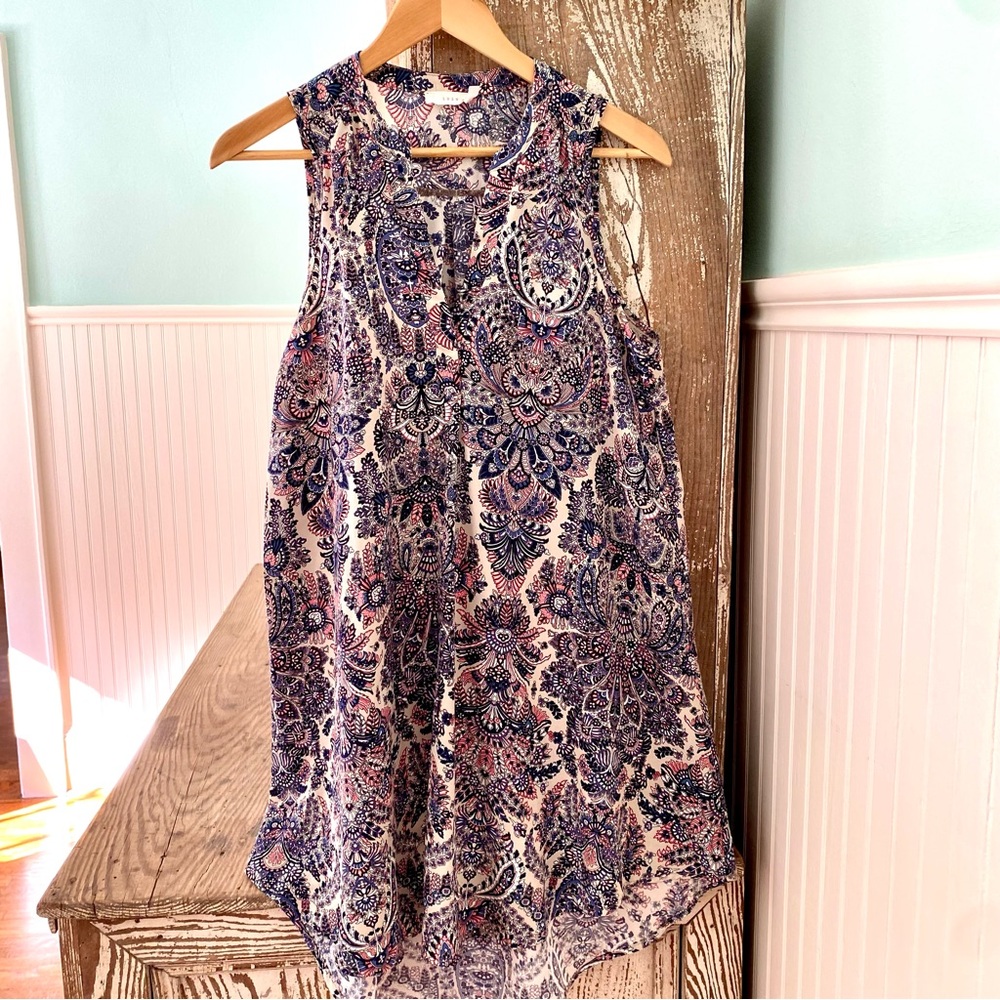 Lush Patterned Tank Dress Size M